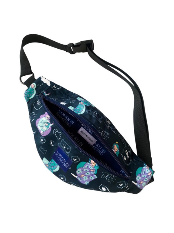 Women-In-Marketing-Bulgaria BANANA BAG with COMMUNITY CUSTOM PRINT