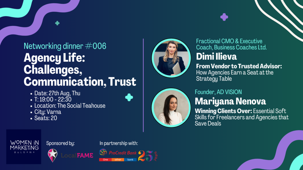 Networking Dinner #006 — Agency Life: Challenges, Communication, Trust