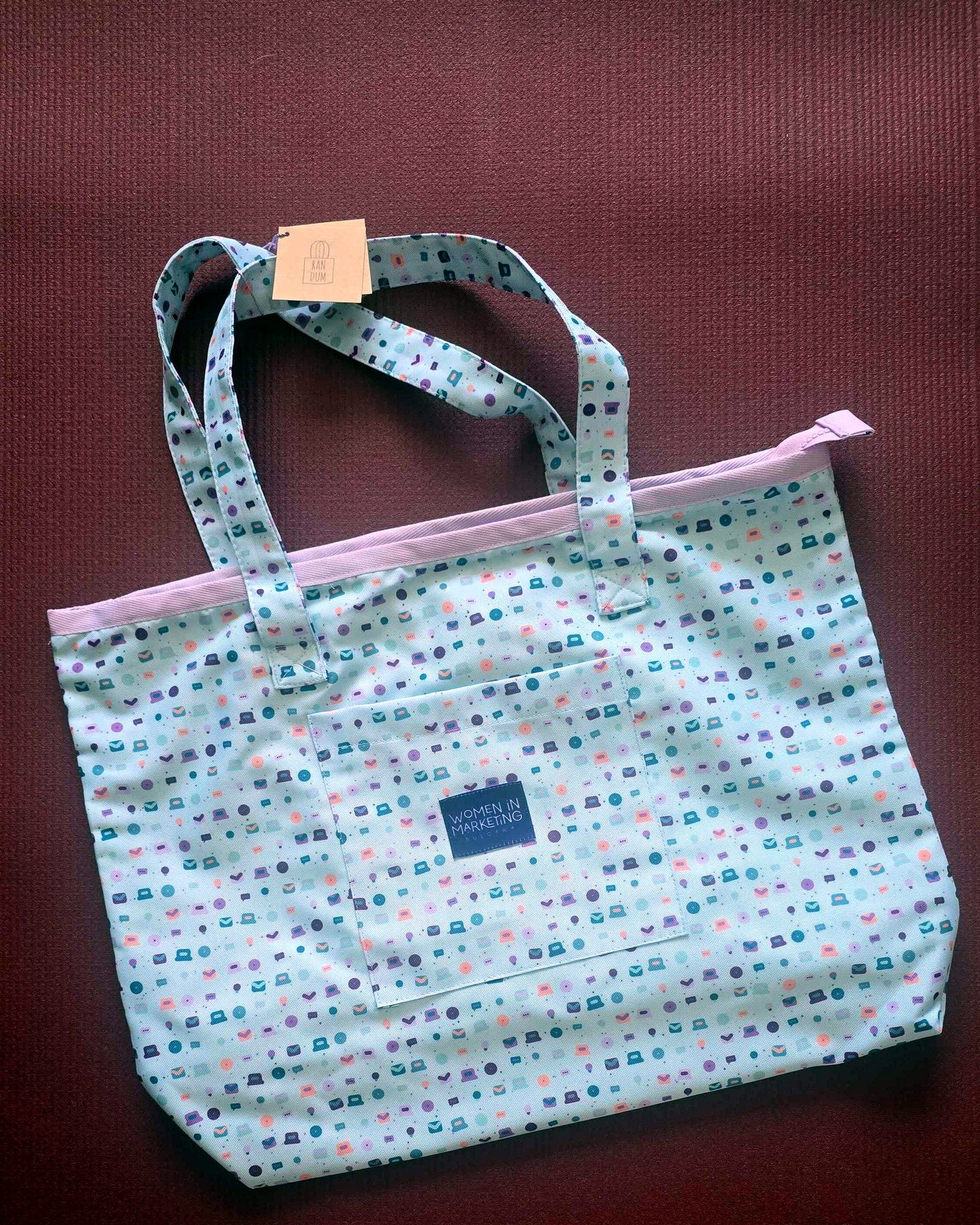 Tote Bag, perfect for everyday use (2026 Collection – Mint or Lavender)